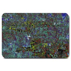 Stone Paints Texture Pattern Large Doormat  by Simbadda