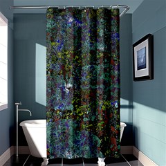 Stone Paints Texture Pattern Shower Curtain 36  X 72  (stall)  by Simbadda