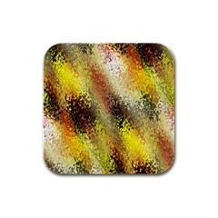 Multi Colored Seamless Abstract Background Rubber Square Coaster (4 Pack)  by Simbadda