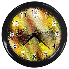 Multi Colored Seamless Abstract Background Wall Clocks (black) by Simbadda