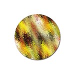 Multi Colored Seamless Abstract Background Magnet 3  (Round) Front