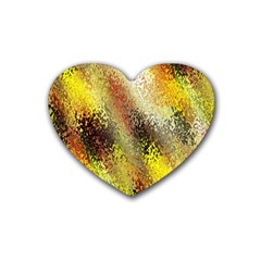 Multi Colored Seamless Abstract Background Heart Coaster (4 Pack)  by Simbadda