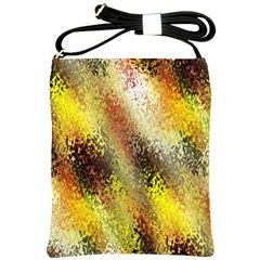 Multi Colored Seamless Abstract Background Shoulder Sling Bags by Simbadda