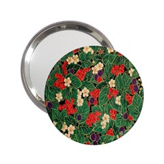 Berries And Leaves 2 25  Handbag Mirrors by Simbadda