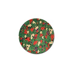 Berries And Leaves Golf Ball Marker (4 Pack) by Simbadda