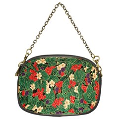 Berries And Leaves Chain Purses (one Side)  by Simbadda