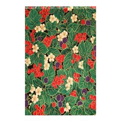 Berries And Leaves Shower Curtain 48  X 72  (small)  by Simbadda