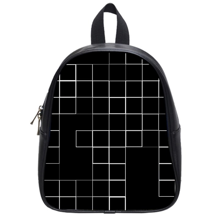 Abstract Clutter School Bags (Small) 