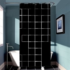 Abstract Clutter Shower Curtain 36  X 72  (stall)  by Simbadda