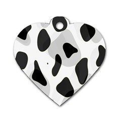 Abstract Venture Dog Tag Heart (two Sides)