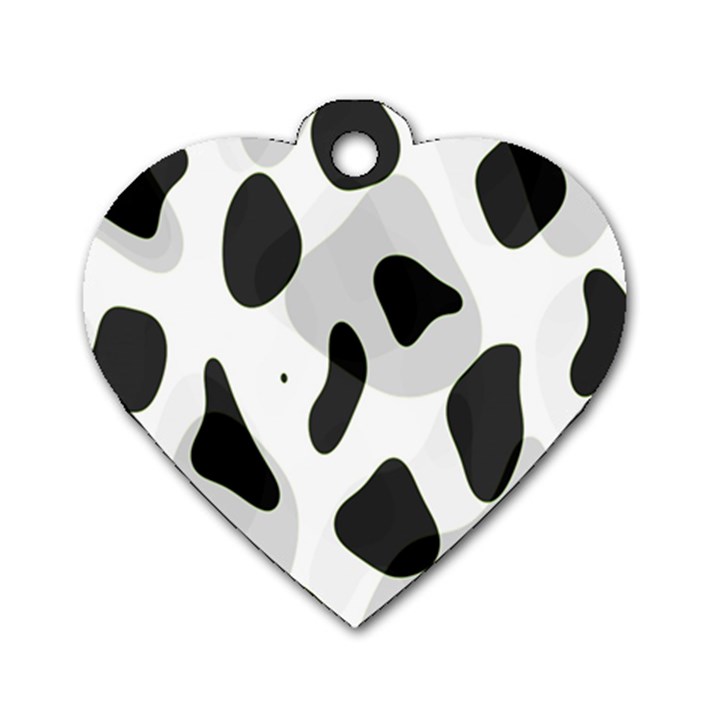 Abstract Venture Dog Tag Heart (Two Sides)