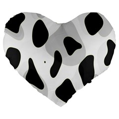 Abstract Venture Large 19  Premium Flano Heart Shape Cushions by Simbadda