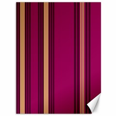 Stripes Background Wallpaper In Purple Maroon And Gold Canvas 36  X 48   by Simbadda