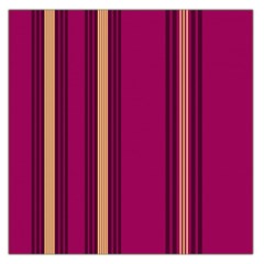 Stripes Background Wallpaper In Purple Maroon And Gold Large Satin Scarf (square) by Simbadda