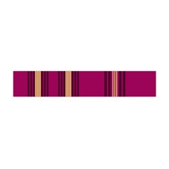 Stripes Background Wallpaper In Purple Maroon And Gold Flano Scarf (mini) by Simbadda