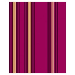 Stripes Background Wallpaper In Purple Maroon And Gold Drawstring Bag (small) by Simbadda