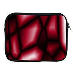 Red Abstract Background Apple Ipad 2/3/4 Zipper Cases by Simbadda