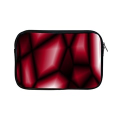 Red Abstract Background Apple Ipad Mini Zipper Cases by Simbadda