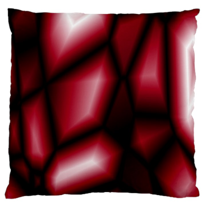 Red Abstract Background Standard Flano Cushion Case (Two Sides)