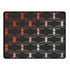 Cadenas Chinas Abstract Design Pattern Double Sided Fleece Blanket (small)  by Simbadda