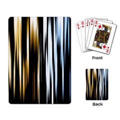 Digitally Created Striped Abstract Background Texture Playing Card by Simbadda