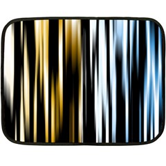 Digitally Created Striped Abstract Background Texture Fleece Blanket (mini) by Simbadda