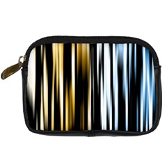 Digitally Created Striped Abstract Background Texture Digital Camera Cases by Simbadda