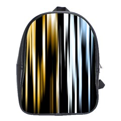 Digitally Created Striped Abstract Background Texture School Bags (xl)  by Simbadda