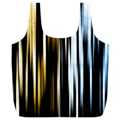 Digitally Created Striped Abstract Background Texture Full Print Recycle Bags (l)  by Simbadda