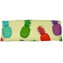 Colorful Pineapples Wallpaper Background Body Pillow Case (dakimakura) by Simbadda