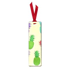 Colorful Pineapples Wallpaper Background Small Book Marks by Simbadda