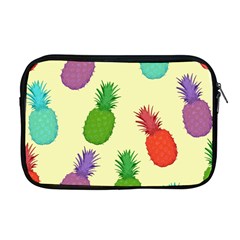 Colorful Pineapples Wallpaper Background Apple Macbook Pro 17  Zipper Case by Simbadda