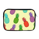 Colorful Pineapples Wallpaper Background Apple MacBook Pro 17  Zipper Case Front