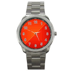 Abstract Clutter Baffled Field Sport Metal Watch by Simbadda