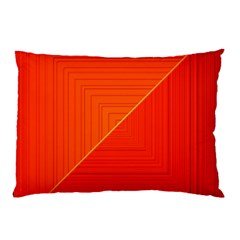 Abstract Clutter Baffled Field Pillow Case by Simbadda