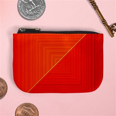 Abstract Clutter Baffled Field Mini Coin Purses by Simbadda