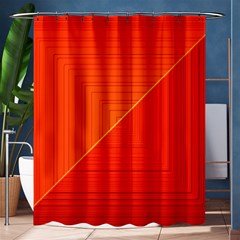 Abstract Clutter Baffled Field Shower Curtain 60  X 72  (medium)  by Simbadda