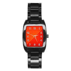 Abstract Clutter Baffled Field Stainless Steel Barrel Watch by Simbadda