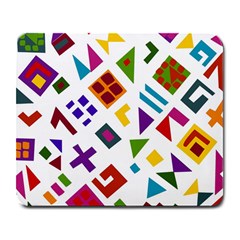 A Colorful Modern Illustration For Lovers Large Mousepads by Simbadda