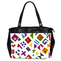 A Colorful Modern Illustration For Lovers Office Handbags (2 Sides)  by Simbadda