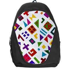 A Colorful Modern Illustration For Lovers Backpack Bag by Simbadda