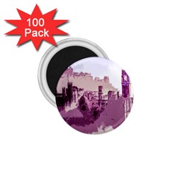 Abstract Painting Edinburgh Capital Of Scotland 1 75  Magnets (100 Pack)  by Simbadda