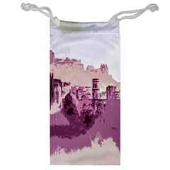 Abstract Painting Edinburgh Capital Of Scotland Jewelry Bag by Simbadda