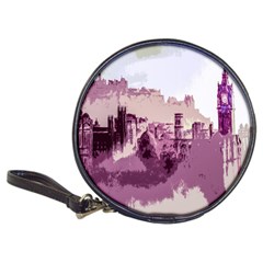 Abstract Painting Edinburgh Capital Of Scotland Classic 20-cd Wallets by Simbadda