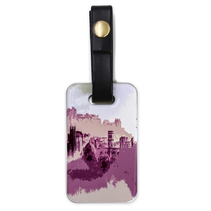 Abstract Painting Edinburgh Capital Of Scotland Luggage Tags (One Side) 