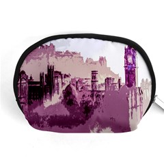 Abstract Painting Edinburgh Capital Of Scotland Accessory Pouches (medium)  by Simbadda