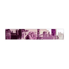 Abstract Painting Edinburgh Capital Of Scotland Flano Scarf (mini) by Simbadda