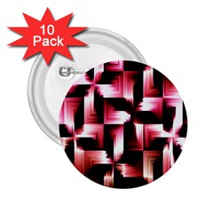 Red And Pink Abstract Background 2 25  Buttons (10 Pack)  by Simbadda