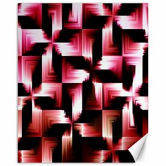 Red And Pink Abstract Background Canvas 16  X 20   by Simbadda