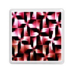 Red And Pink Abstract Background Memory Card Reader (square)  by Simbadda